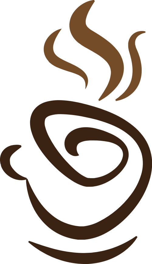 棕色咖啡矢量logo图标矢量logo