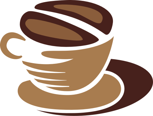 棕色咖啡矢量logo图标矢量logo