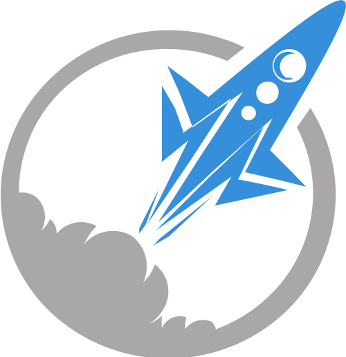 灰色火箭矢量logo矢量logo