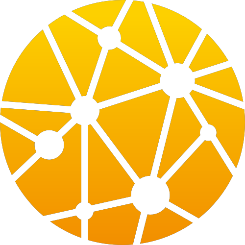黄色圆形科技矢量logo图标矢量logo