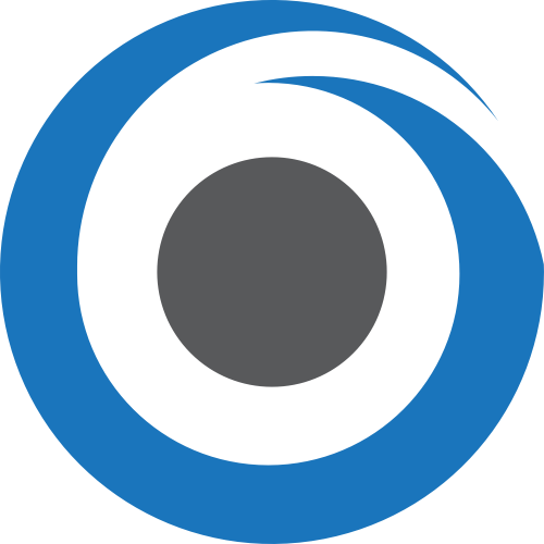 蓝色圆形矢量logo图标矢量logo