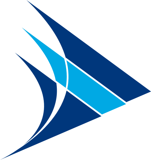 蓝色鱼形矢量logo图标矢量logo