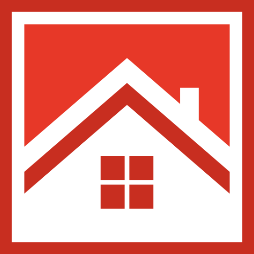 方形地产房屋logo图标素材矢量logo