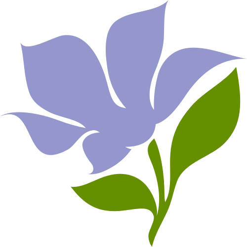 清新花朵花卉植物美容养生logo图标素材矢量logo