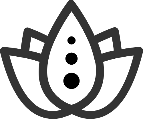 简约线条拼接瑜伽花朵矢量图标素材矢量logo