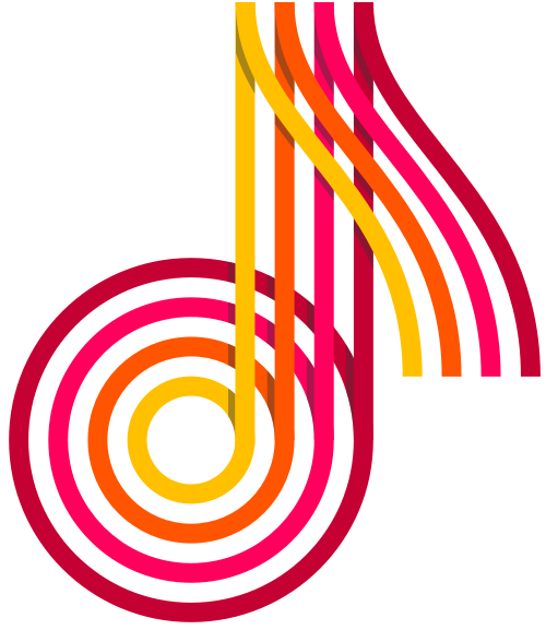 立体音符logo矢量logo