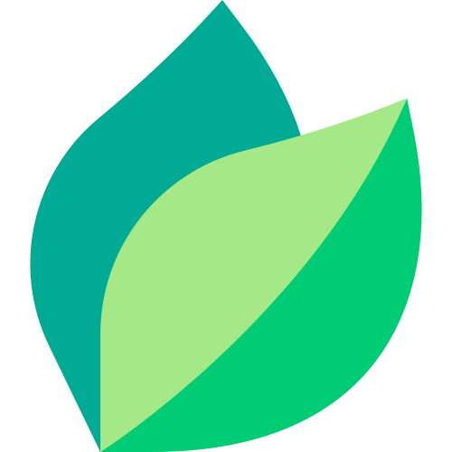 绿色树叶矢量logo