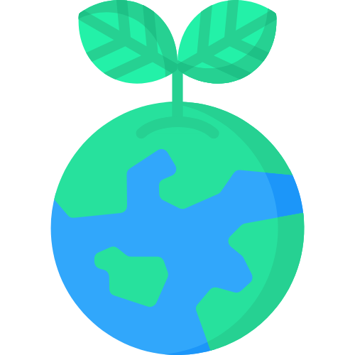 地球环保矢量logo