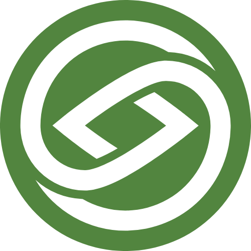 绿色立体自然图形矢量logo