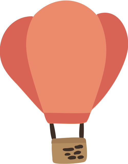 热气球矢量图商标素材 logo png
