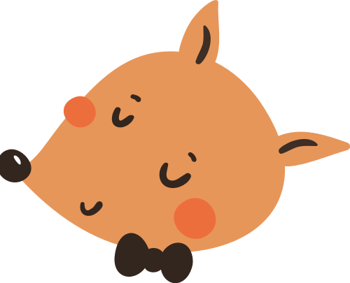 狐狸动物矢量图logo素材 logo png