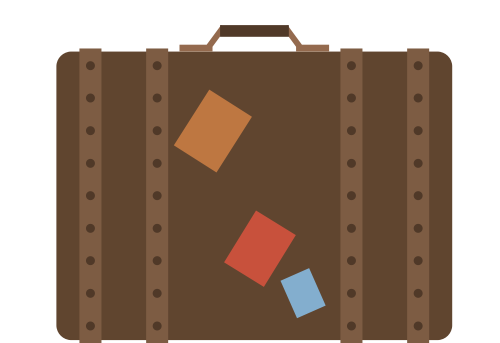 手提公文包旅行箱矢量图logo素材