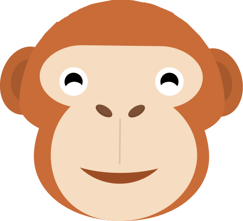 猴子矢量图商标素材 logo png