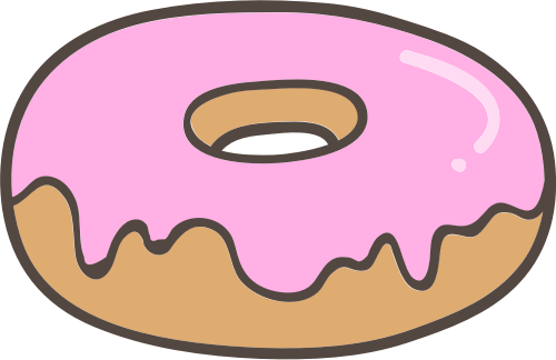 甜甜圈数量图商标素材