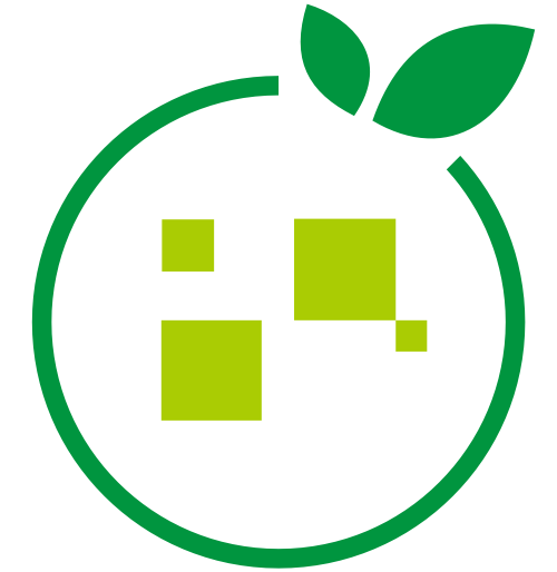 绿色数字橙子矢量logo图片 logo png