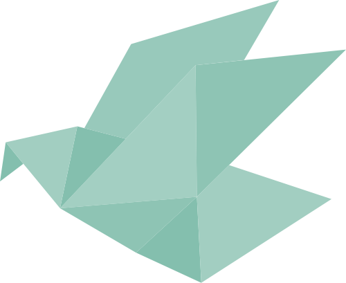 几何鸟矢量图logo素材 logo png
