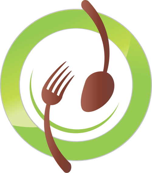 刀叉盘子矢量图标志素材 logo png