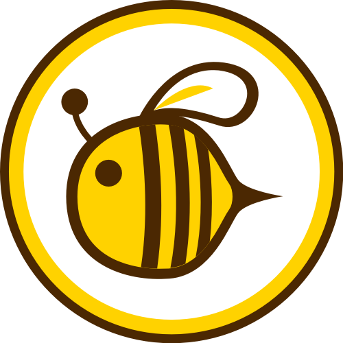 蜜蜂矢量图标志素材 logo png