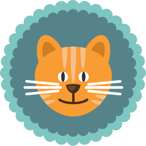 卡通小猫矢量图logo素材 logo png