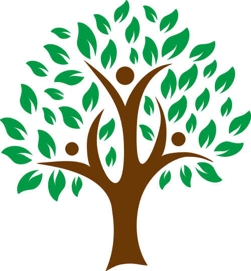 人物树木矢量图商标素材 logo png