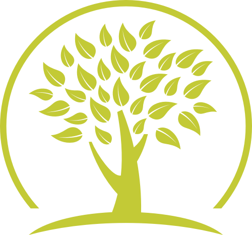 树木圆形矢量图logo素材