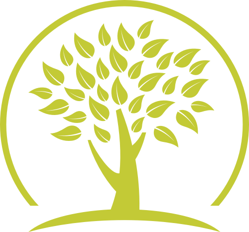 树木圆形矢量图logo素材 logo png