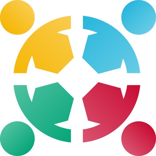 人物拉手矢量图logo素材 logo png