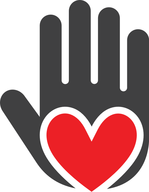 手掌爱心矢量图logo素材 logo png