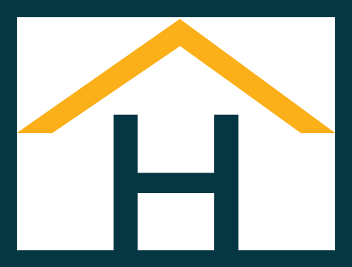 房子字母H矢量图标志素材