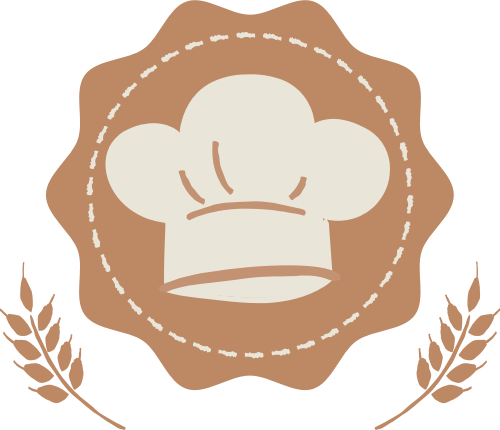 厨师帽小麦矢量图logo素材