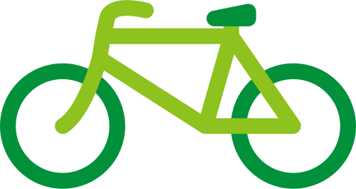 自行车矢量图标志素材