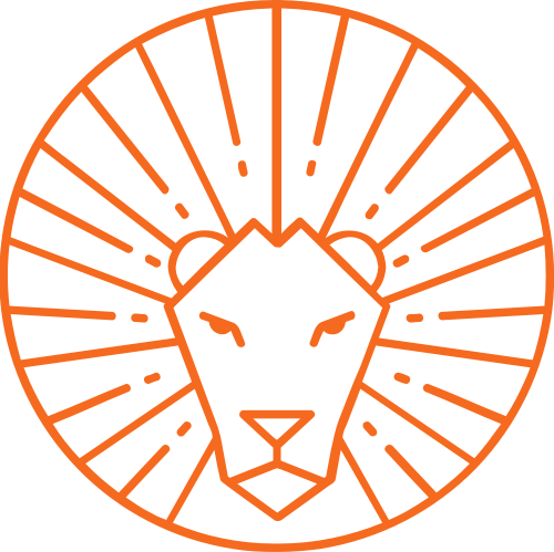 线条狮子矢量图logo素材 logo png
