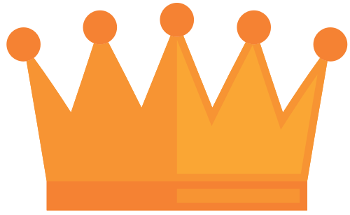 橙色皇冠logo图标下载