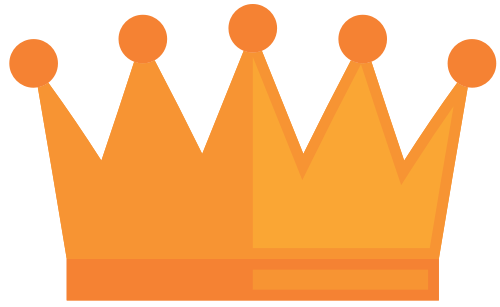 橙色皇冠logo图标下载 logo png