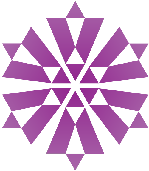 紫色几何钻石图案矢量logo logo png