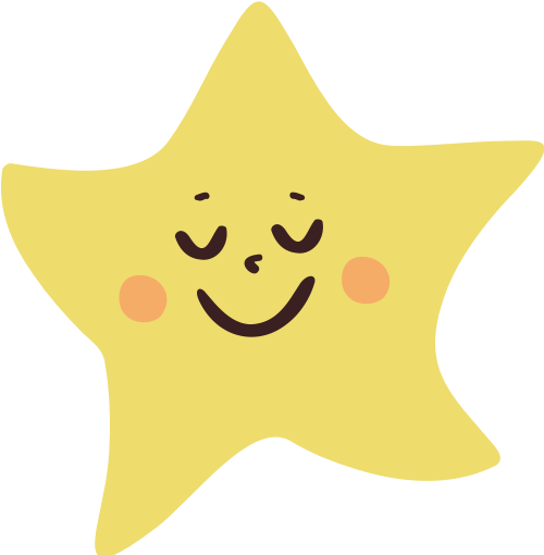 儿童卡通星星矢量图标 logo png