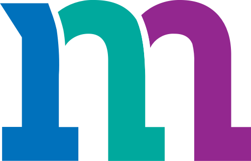 彩色字母M矢量图标 logo png