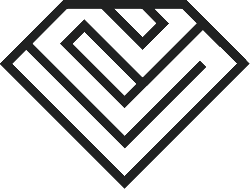 线条钻石logo图标