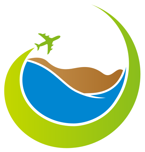 绿色旅行度假矢量图标 logo png