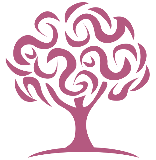 紫色大树矢量logo素材 logo png