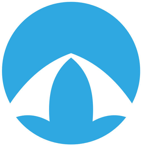 蓝色抽象圆形图标logo logo png