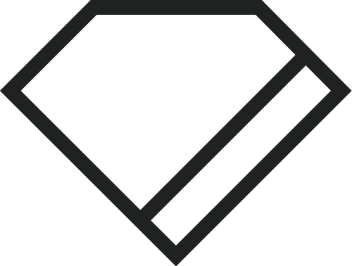 简单线条钻石矢量图案logo