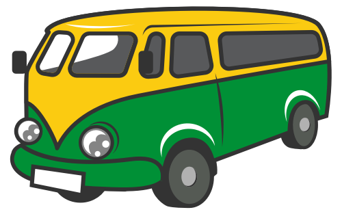 复古甲壳虫巴士logo图标