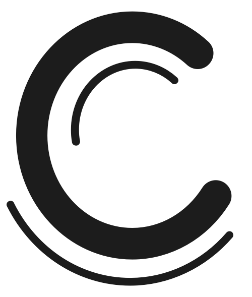 字母C矢量图标