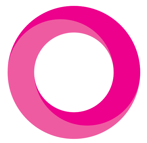 粉红色螺旋形矢量logo图标素材