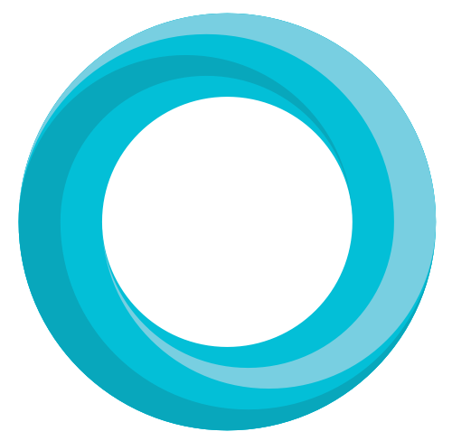 蓝色圆环形通用矢量图标 logo png