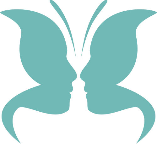 人脸蝴蝶矢量logo图标 logo png