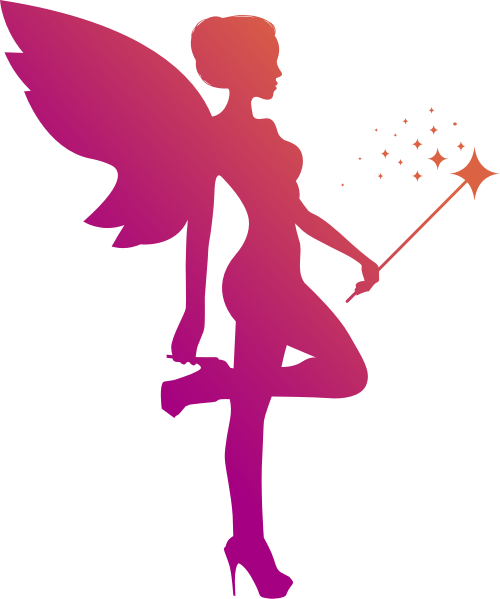 紫色卡通女性logo矢量元素 logo png