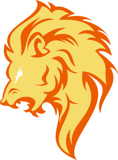 黄色卡通狮子矢量logo图标 logo png