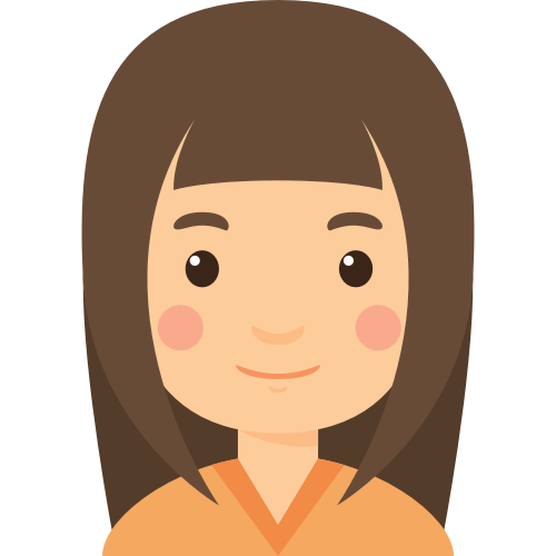长发女孩卡通头像矢量logo图标 logo png